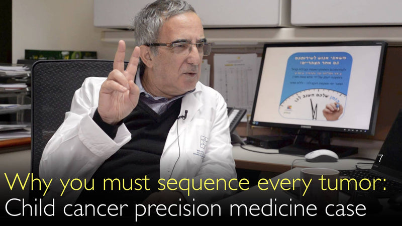 Why you must do genomic sequencing of every tumor? Precision medicine example in Child cancer. Clinical case. 7